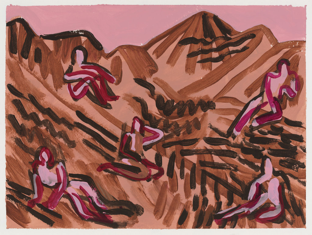 feminine landscape (millennial pink)